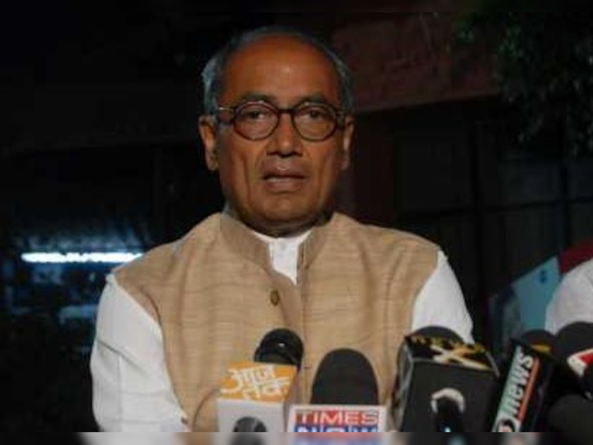 Nitin Gadkari's stay as BJP chief will help Congress: Digvijay Singh