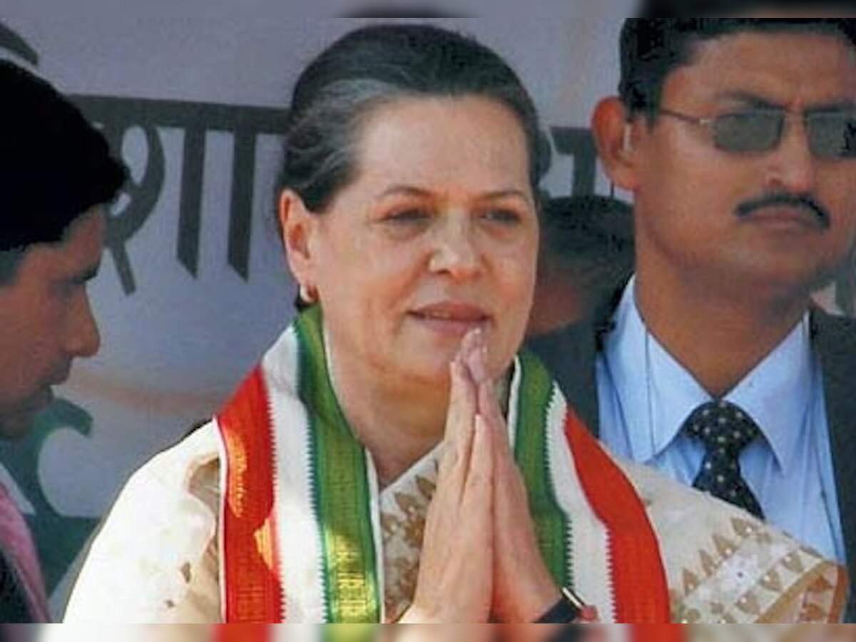 Sonia Gandhi hits out at BJP over corruption