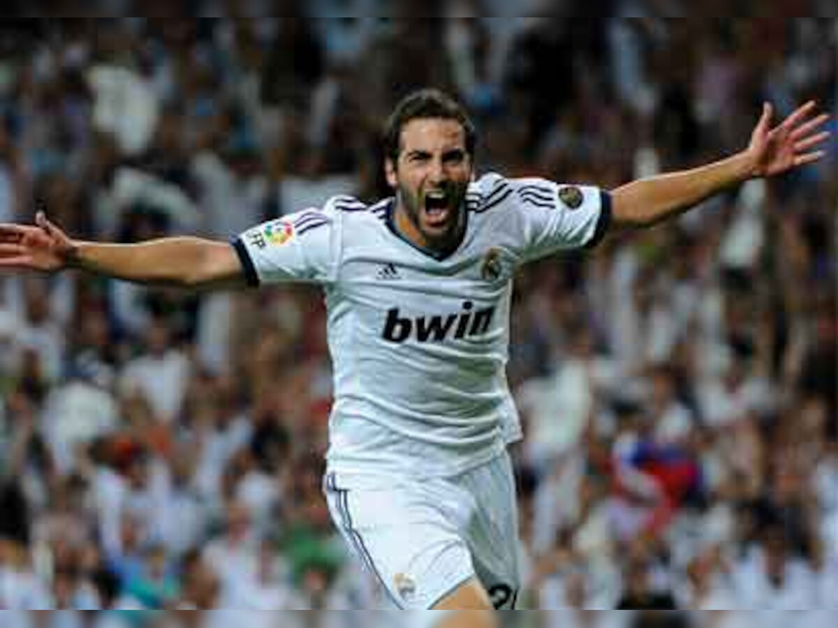 Blow for Real Madrid as Higuain out for a month