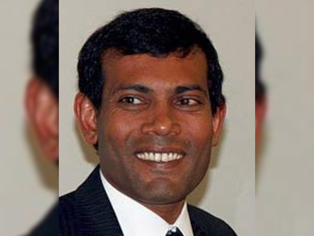 Mohamed Nasheed leaves Indian mission in Male, thanks envoy, staff 