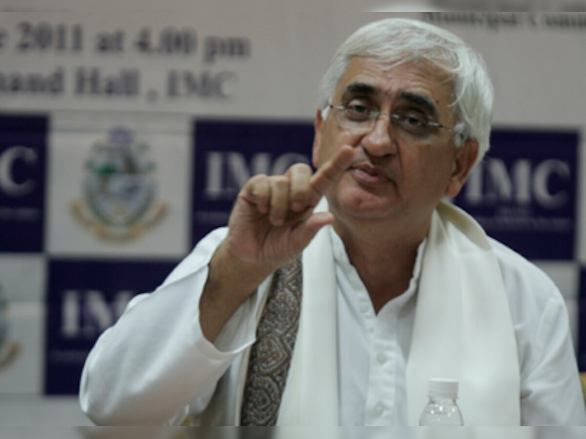 Atal'ji' fed biryani to Musharraf in Agra, we are following his path: Khurshid