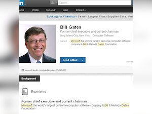 Microsoft mogul Bill Gates joins LinkedIn