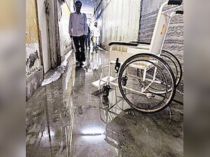 It's a waterworld at MGM hospital