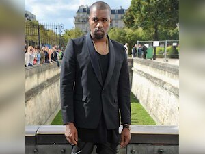 Kanye West unable to stop grinning after daughter's birth