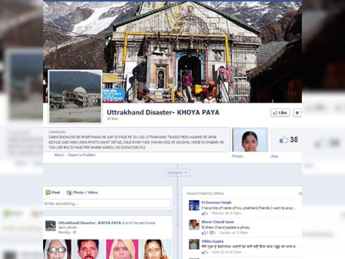 Social media: Ray of hope for Uttarakhand flood victims' kin