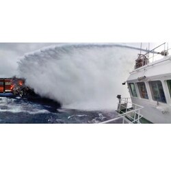 MV Mol Comfort fire rages out of control