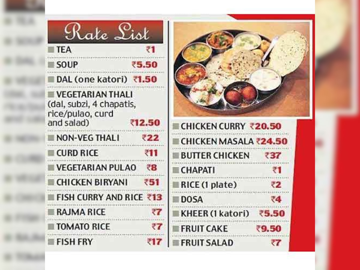 Parliament canteen: Only place where you can get a hearty meal close to Rs12?