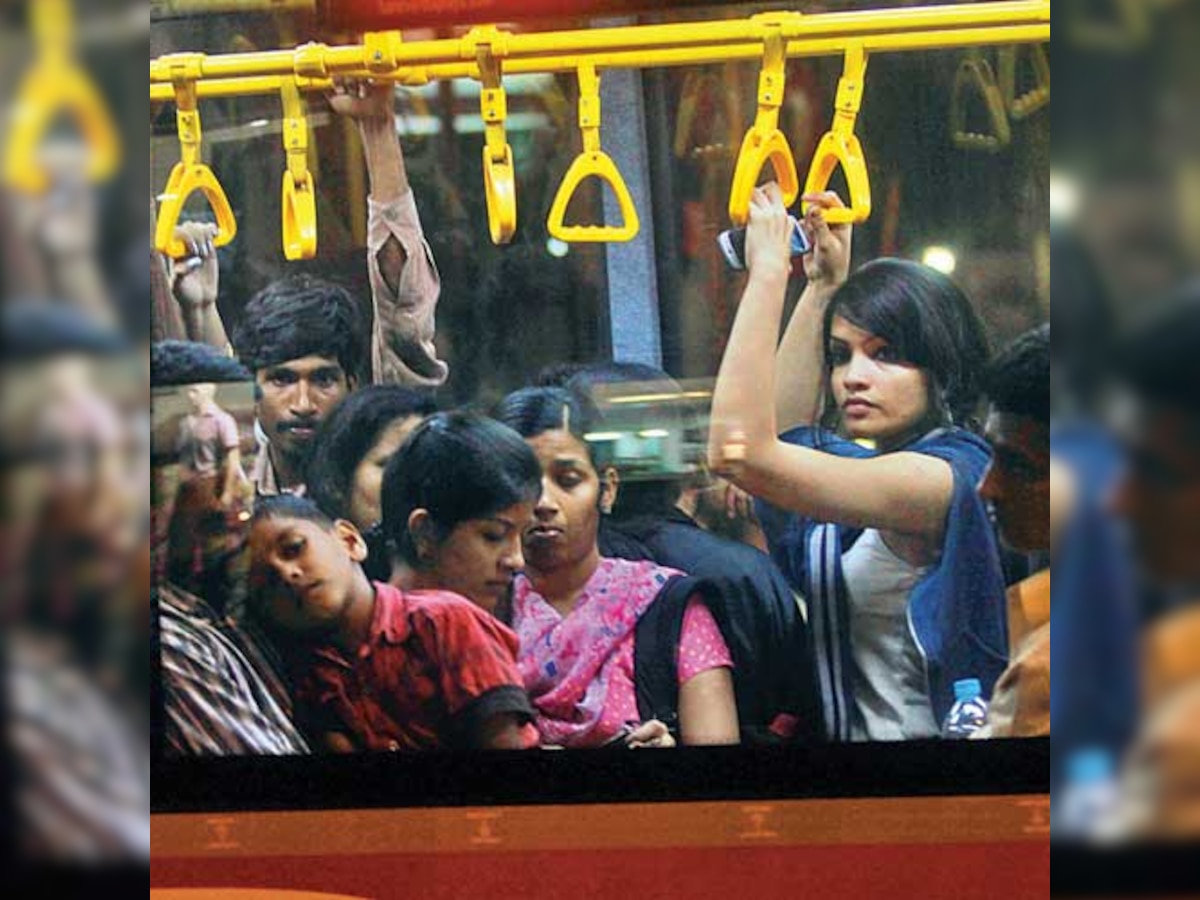 Only 15% women feel safe in public transport