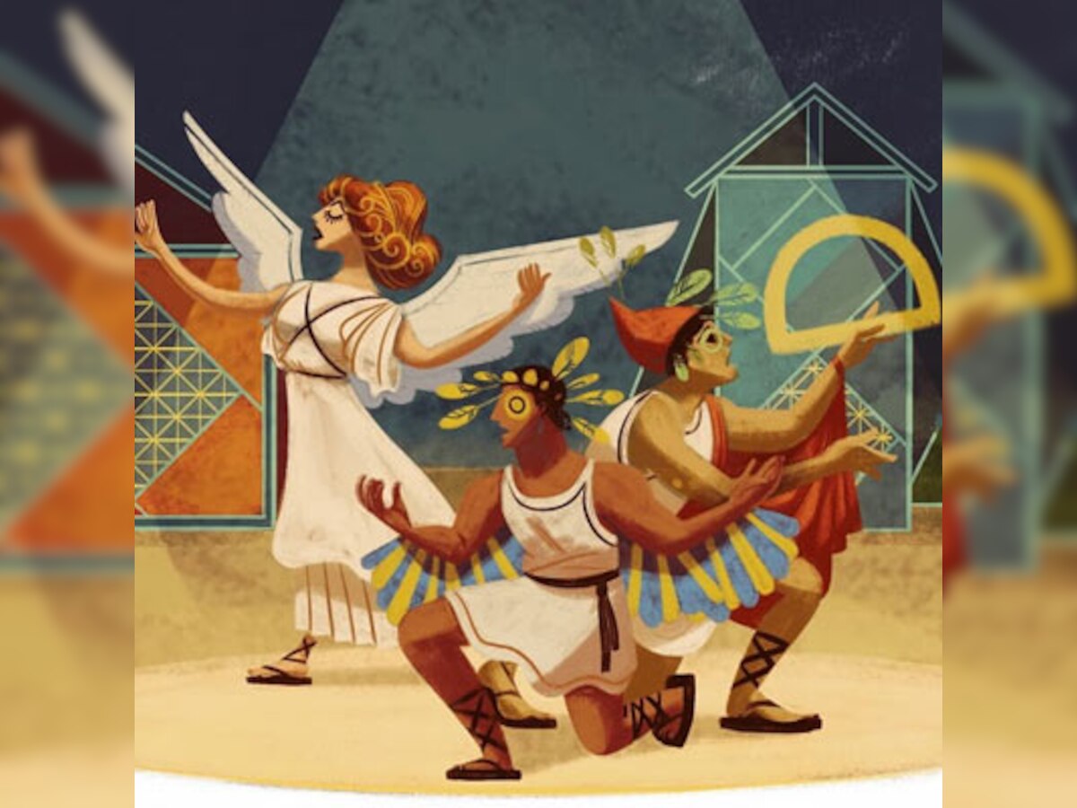 Google doodle celebrates Greek theatre legend Karolos Koun's birth anniversary