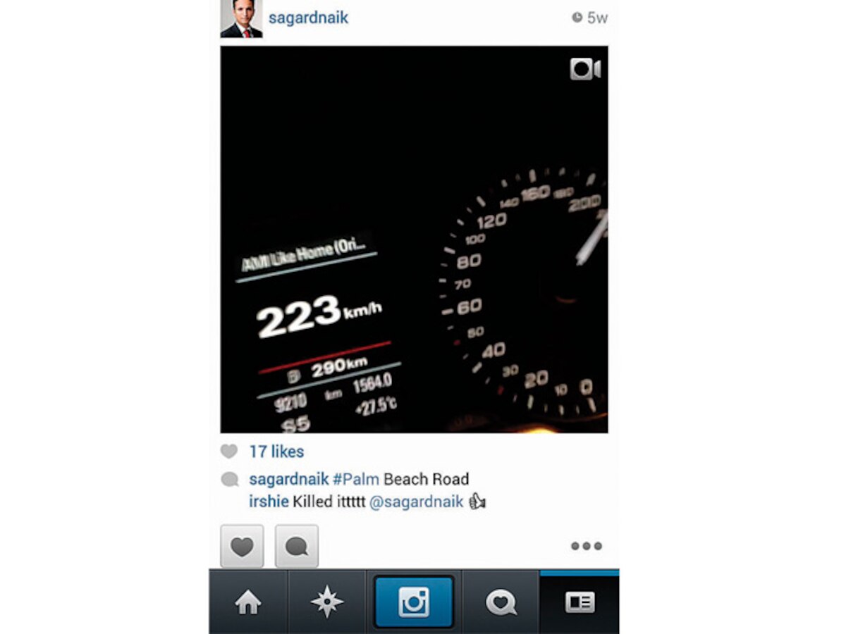 dna exclusive: Navi Mumbai Mayor Sagar Naik's Audi S4 scorches Palm Beach Road at 223kmph