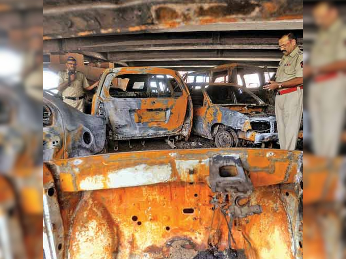 22 seized vehicles parked under WEH flyover gutted