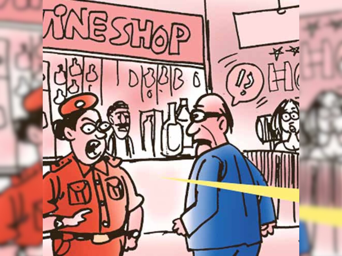 Women police officers  to check liquor permits