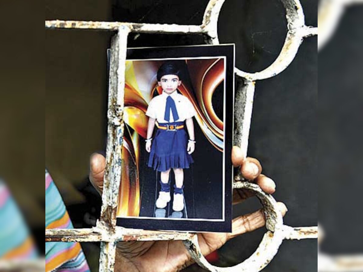 6-yr-old Gauri goes back to school after 5 months