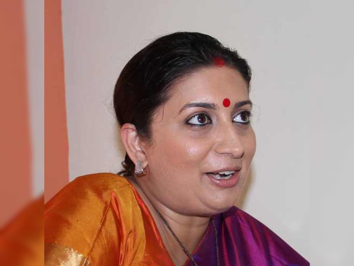 Smriti Irani praises Narendra Modi for good governance, calls him youth magnet