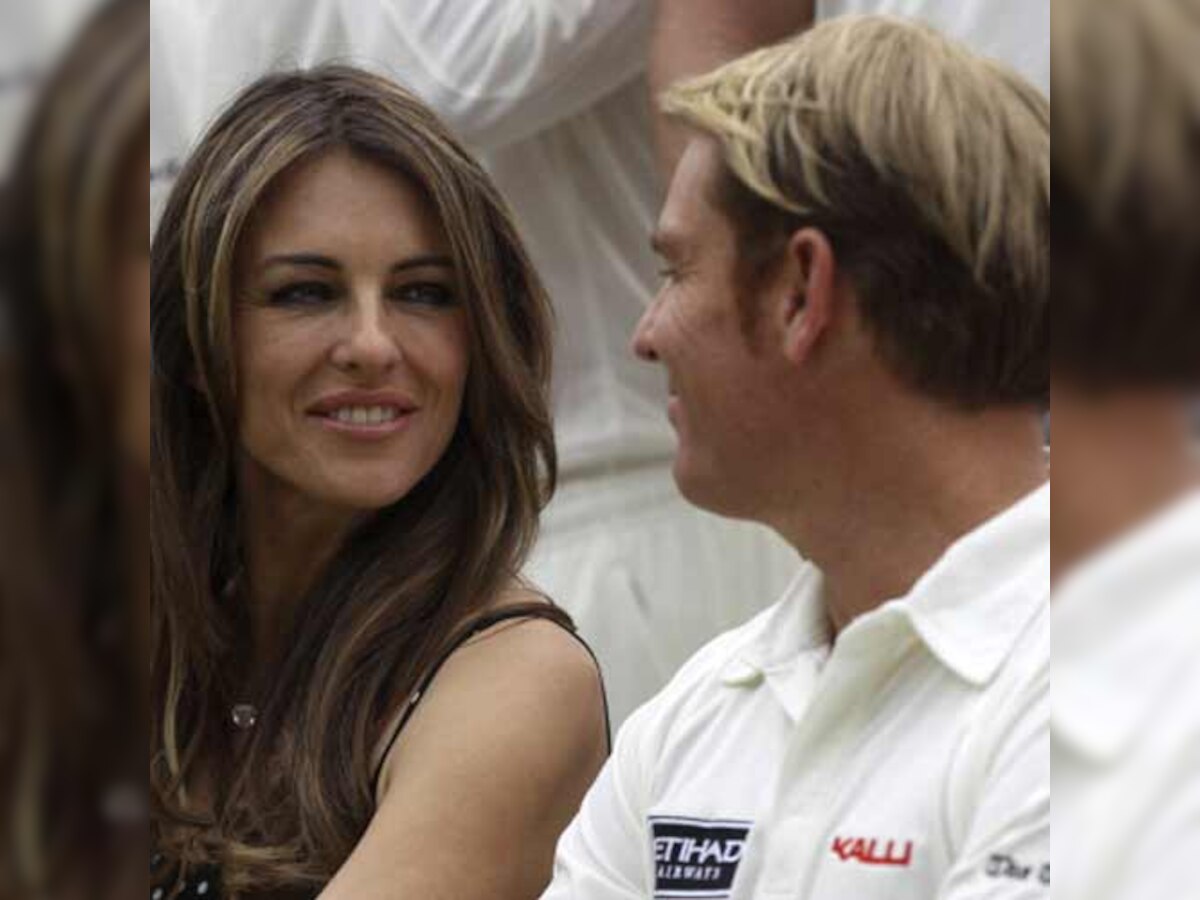 Shane Warne still desperately in love, Elizabeth Hurley a bit bored