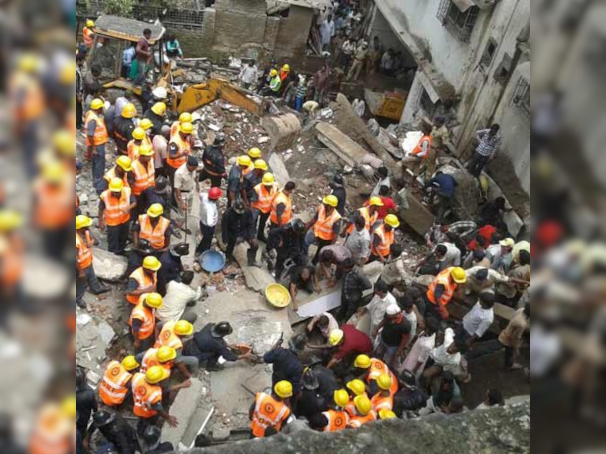 Second building collapse in Mumbra in three months, 4 caught under debris