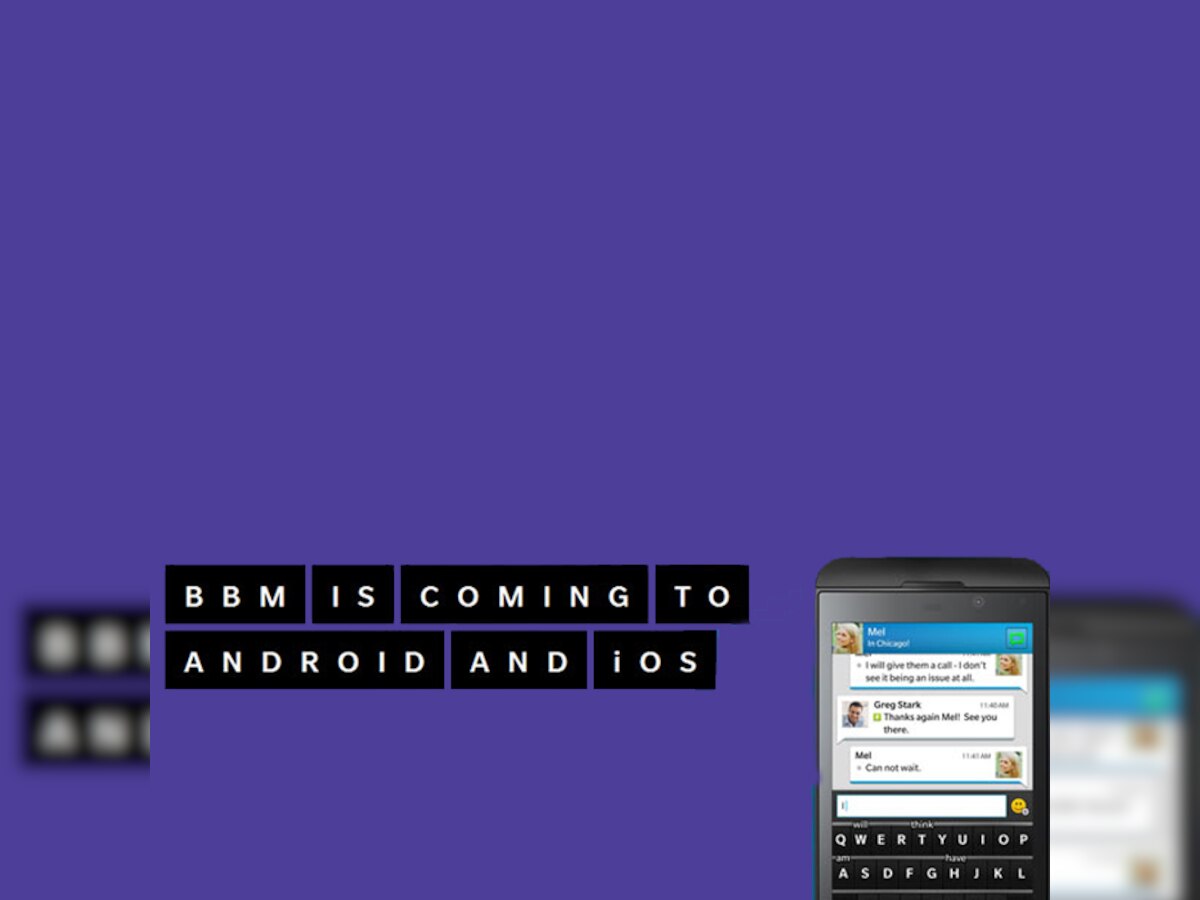 Blackberry finally resumes global rollout of BBM for Adroid and iPhone users