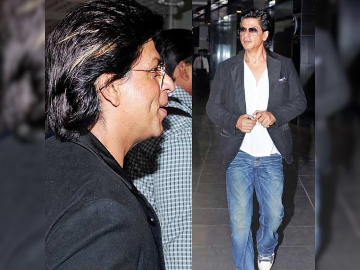 Shah Rukh Khan spotted with experimental hair colour gone wrong