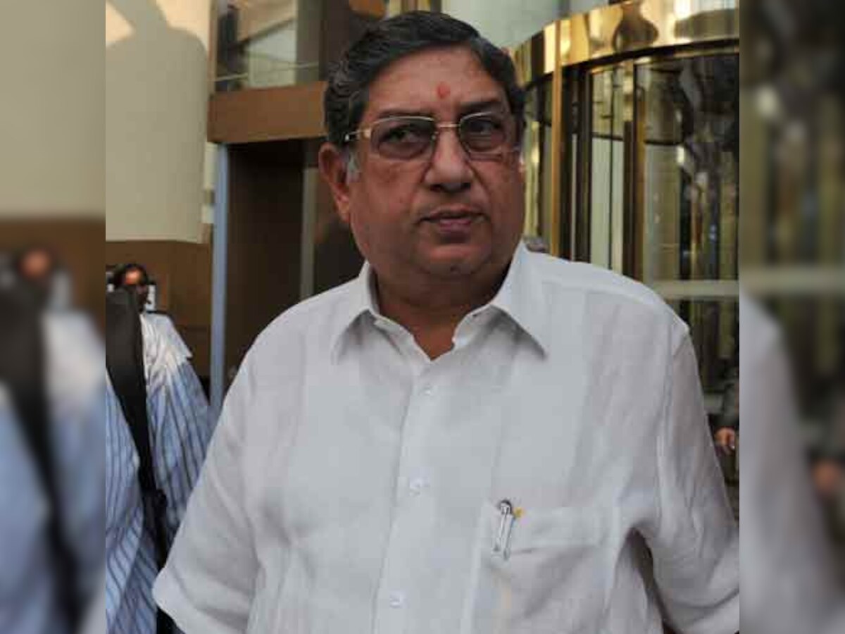 N Srinivasan re-elected BCCI president; Arun Jaitley, Niranjan Shah stay out