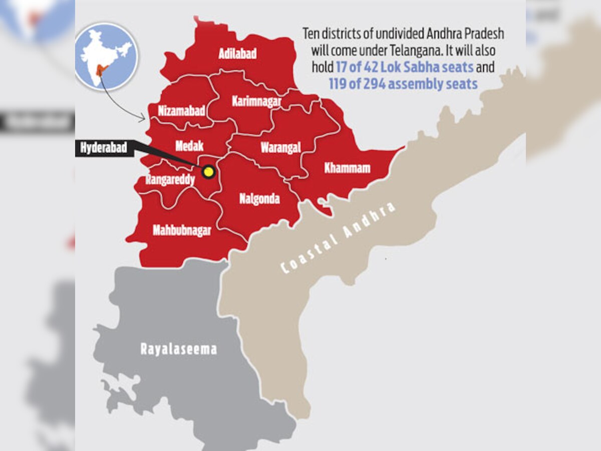 Cabinet approves creation of Telangana as 29th state; Hyderabad to be common capital for 10 years