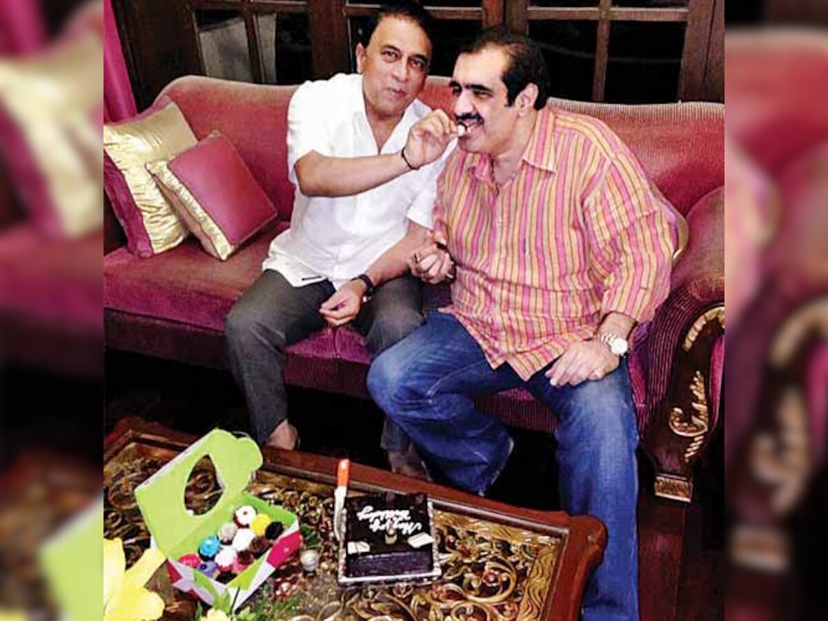 Sunil Gavaskar drops in to wish Manoj Kumar's Happy Birthday