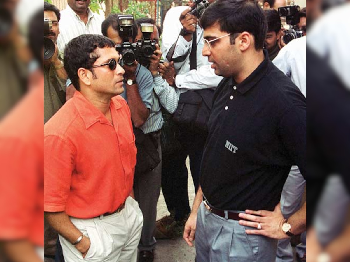 Champion stuff from Sachin Tendulkar and Viswanathan Anand