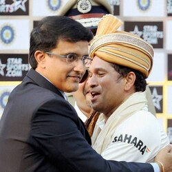 When 'Prince of Kolkata' Sourav Ganguly hugged 'God of Cricket' Sachin Tendulkar
