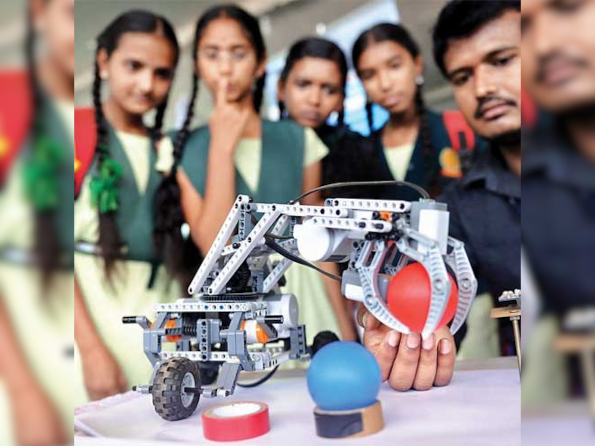 Bangalore: Robots steal the farm show