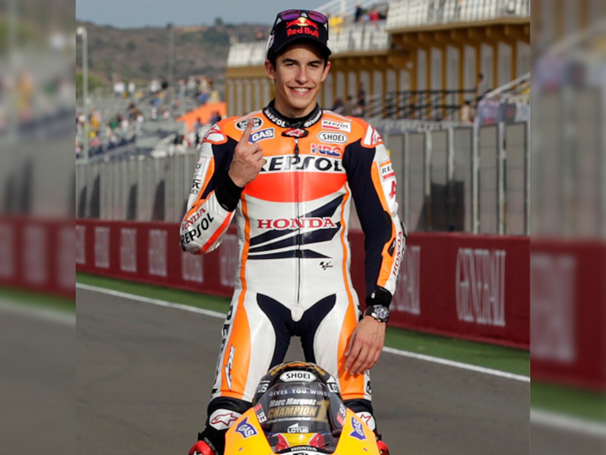 Marc Marquez elated after becoming youngest MotoGP world champ