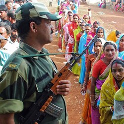 Chhattisgarh polls: One dies as two million defy Maoists to vote