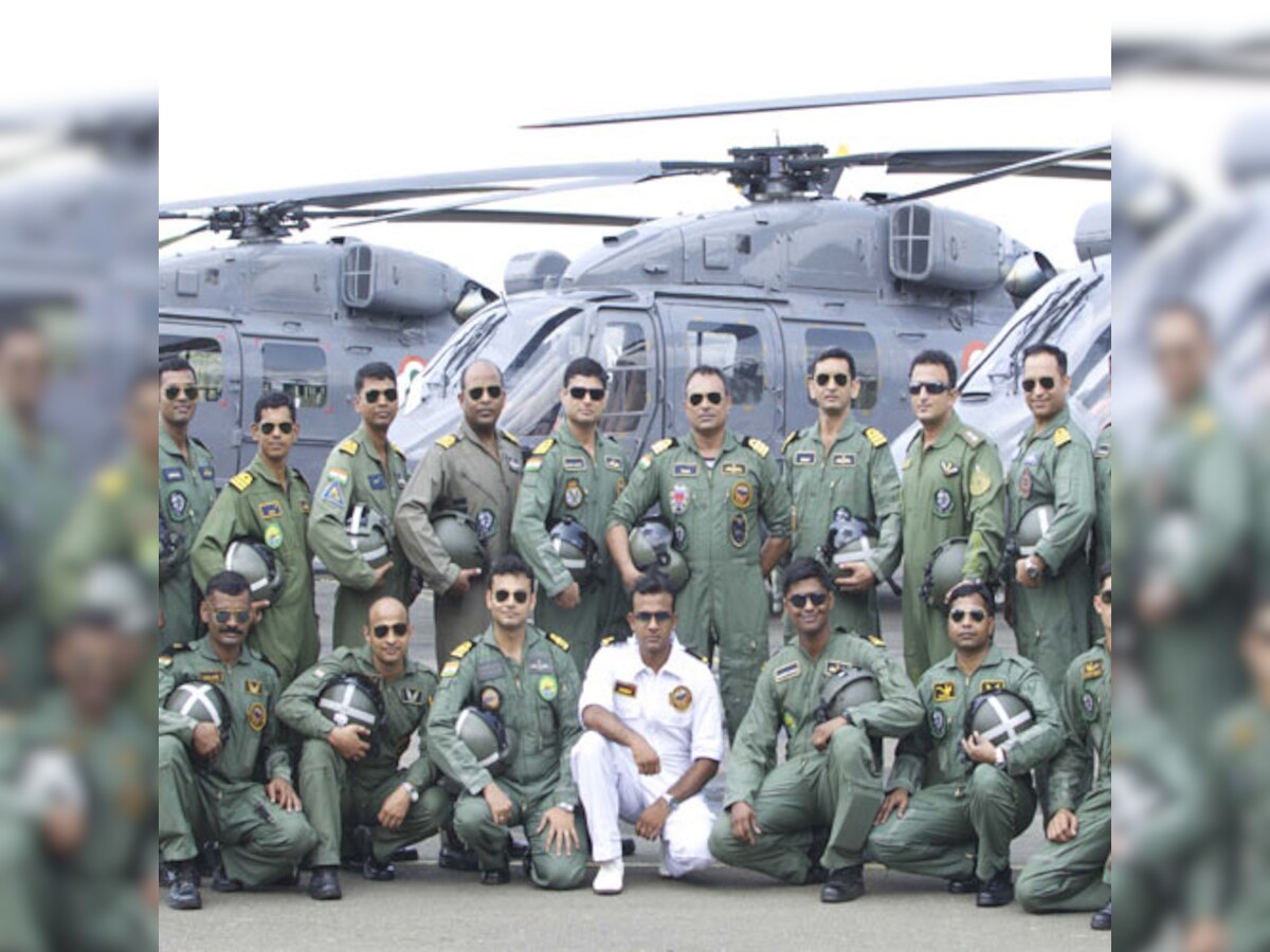 The Indian Navy's first Advance Light Helicopter (ALH) was commissioned at Kochi