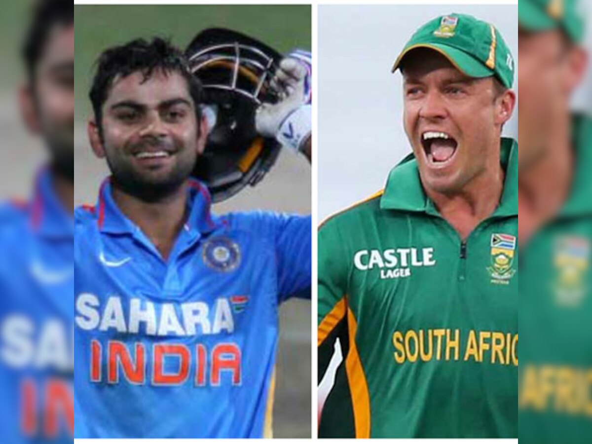 Virat Kohli faces challenge from AB de Villiers for No1 spot in ODI cricket ranking