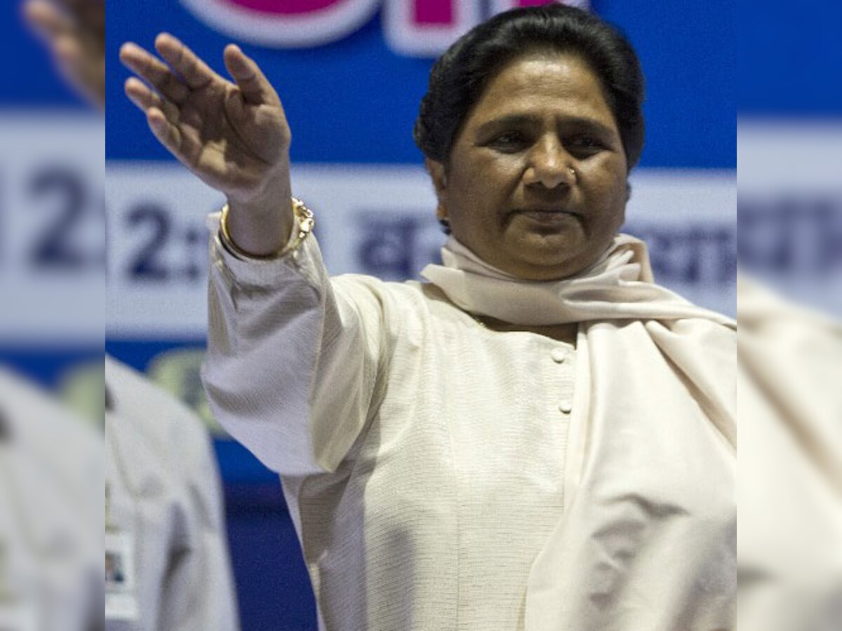 Congress protest over food scheme a drama: Mayawati