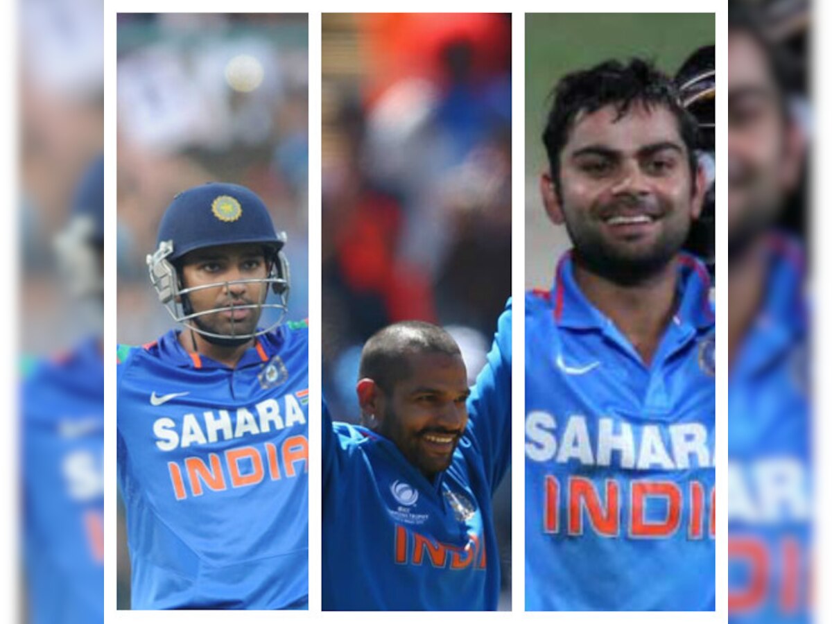 Shikhar Dhawan, Rohit Sharma and Virat Kohli get set to choke South Africa with run spree