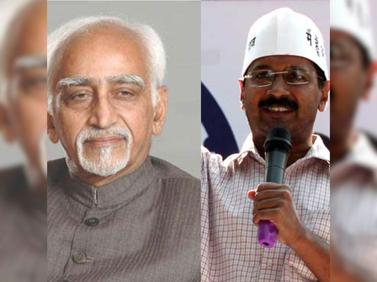 Delhi assembly polls: Vice-President Hamid Ansari, Aam Admi Party chief Arvind Kejriwal among first to cast votes