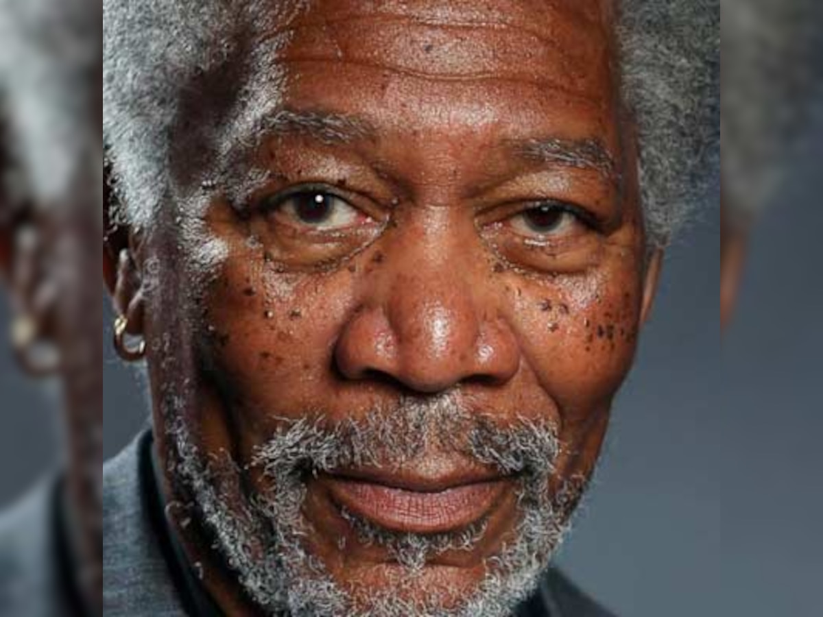 This is possibly the most realistic finger painting of Morgan Freeman and it's made on an iPad