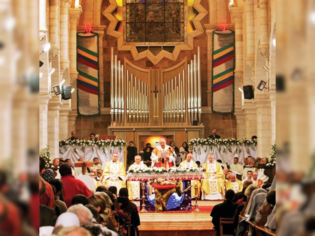 Christmas in Bethlehem celebrated with Arabic carols and parade to Manger Square