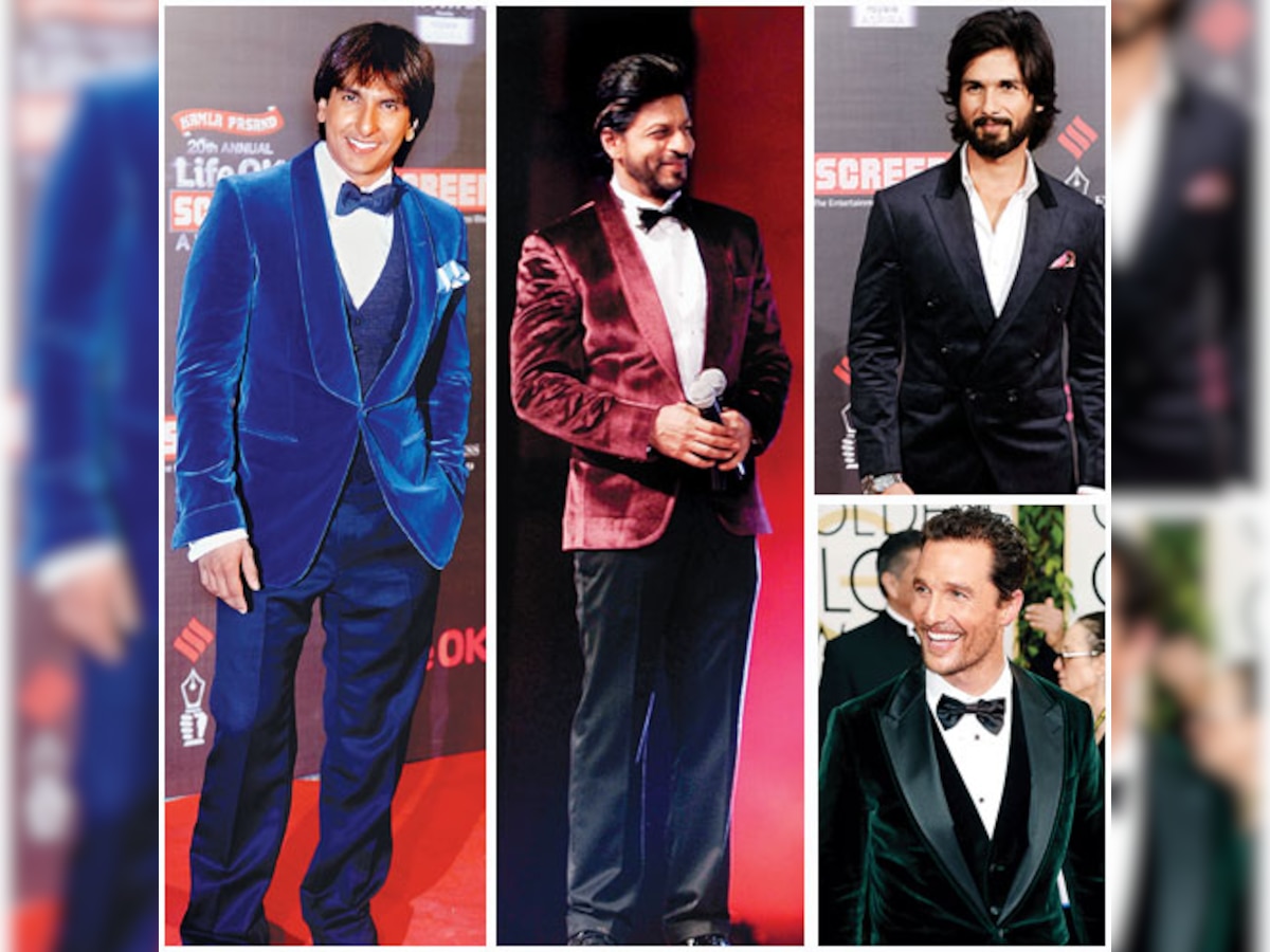 From Shah Rukh Khan, Ranveer Singh to Matthew McConaughey: Bollywood & Hollywood stars swear by the velvet trend