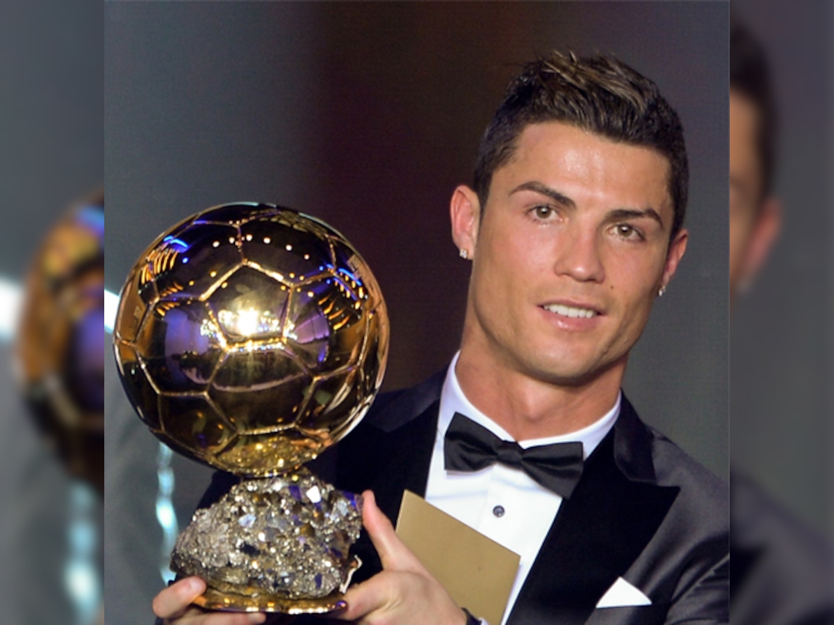 Cristiano Ronaldo snatches Ballon D'Or from Lionel Messi