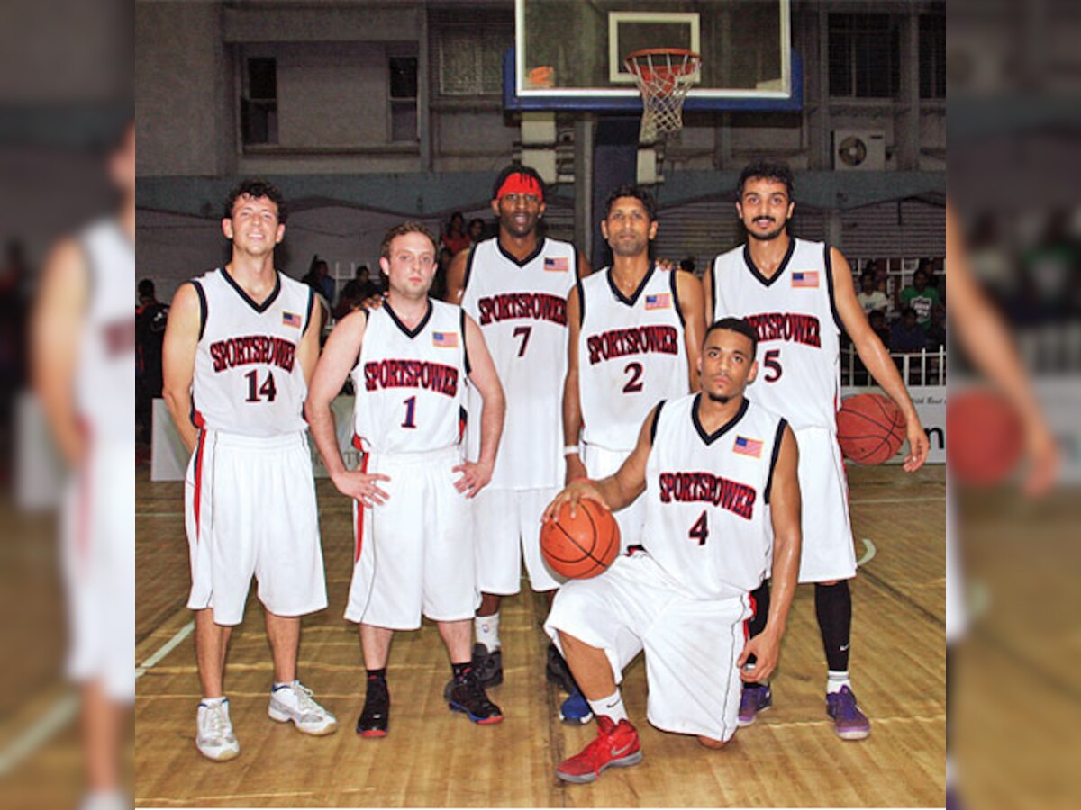 Indians don American jersey for basketball