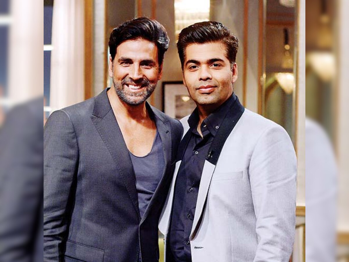 Akshay Kumar makes Karan Johar go through rapid fire on 'Koffee With Karan'