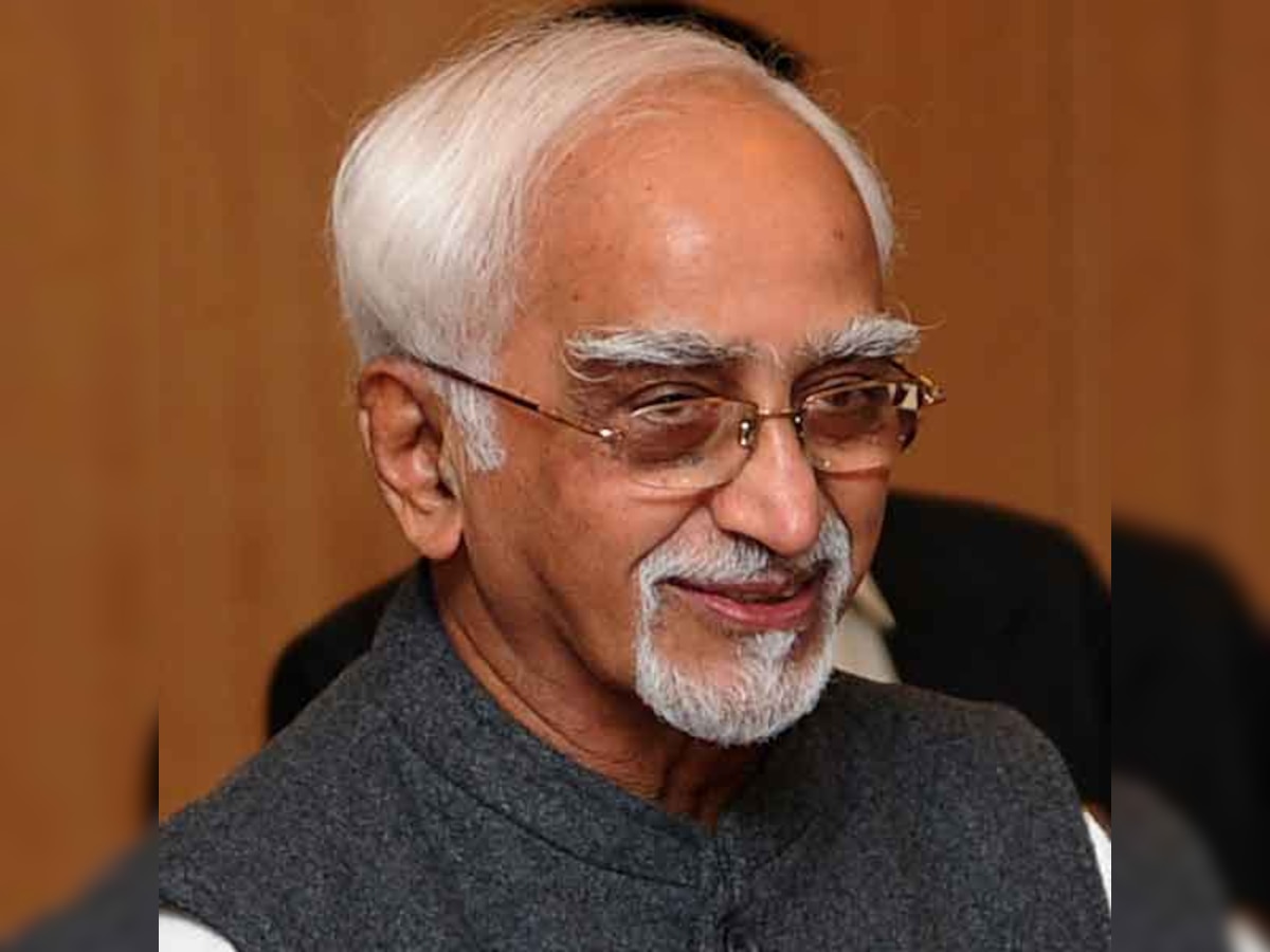 Hamid Ansari launches book 'Resurgent India: Glimpses of Rajiv Gandhi Vision of India'