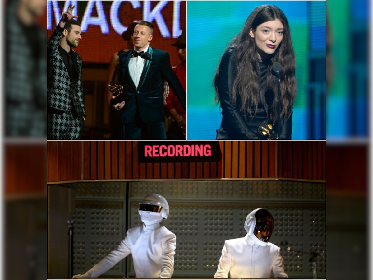 French DJ duo Daft Punk, teenage Lorde, Mackelmore & Ryan take top Grammys