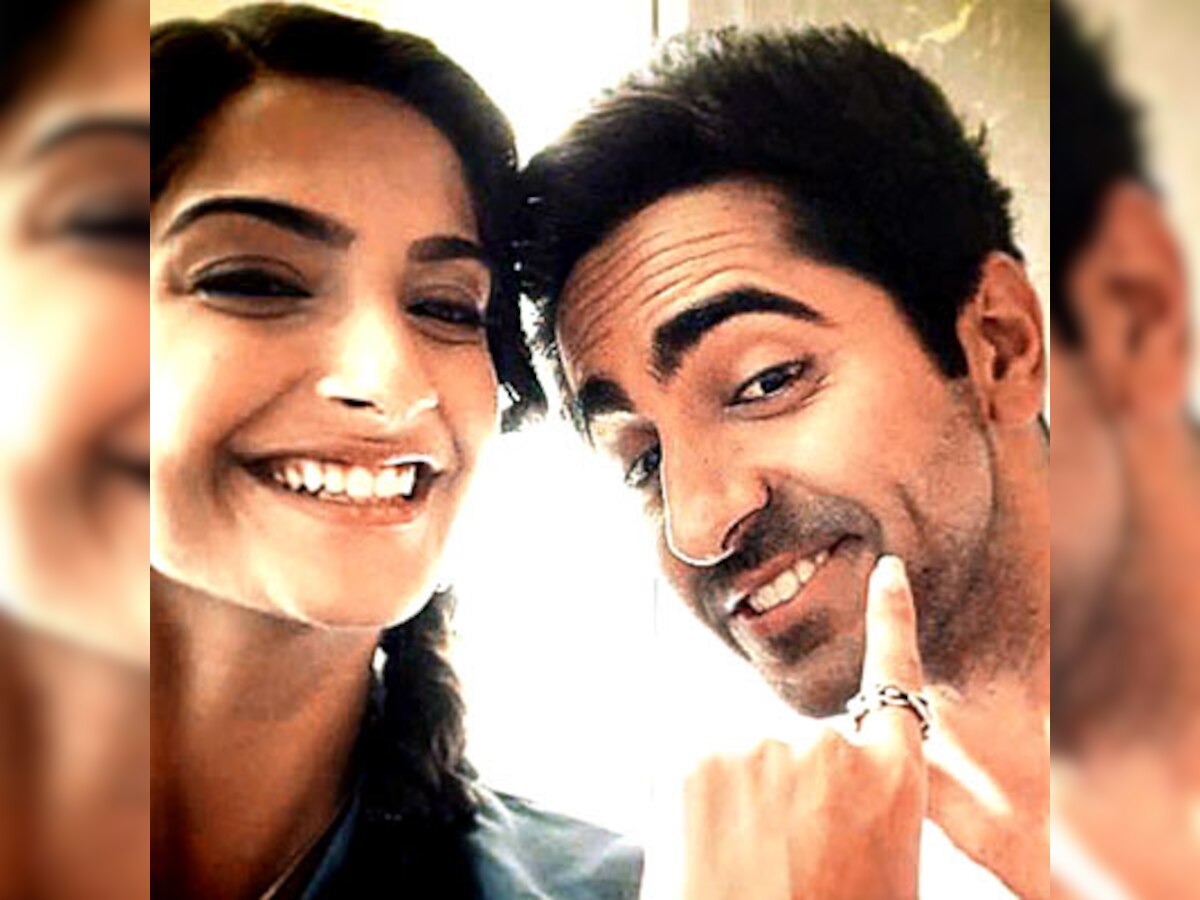 Bewakoofiyaan’s first look revealed starring Sonam Kapoor, Ayushmann and Rishi Kapoor