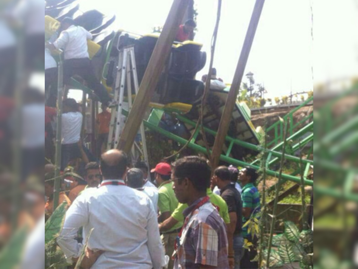 Mumbai: Two injured as roller coaster ride tilts at Adlabs Imagica