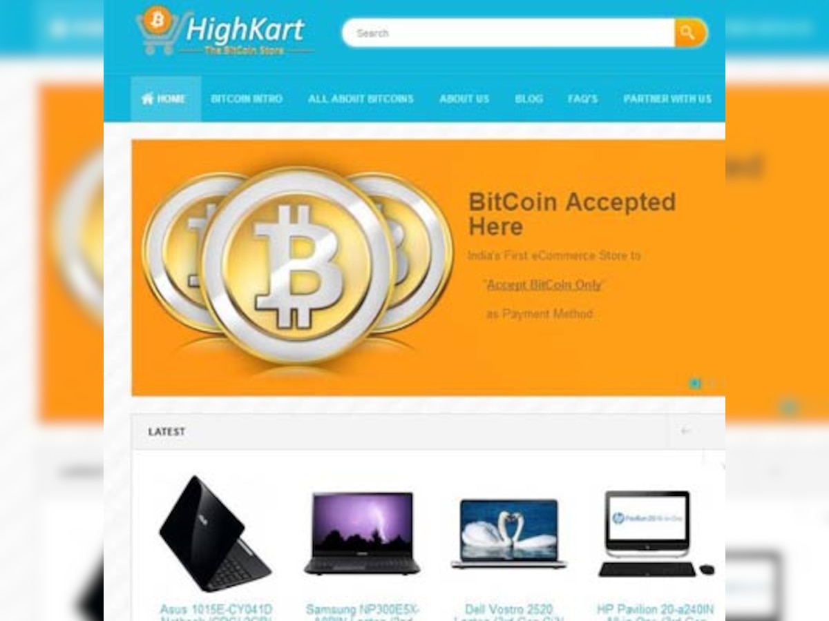 India's first e-Commerce store to accept Bitcoin only as a payment method 