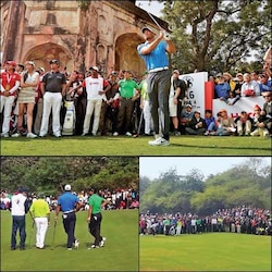 World No. 1 golfer Tiger Woods takes capital by storm in his first-ever visit to India; conquers DGC