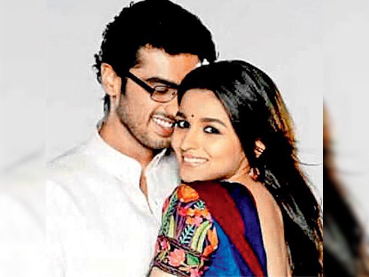 2 States new poster: Arjun Kapoor and Alia Bhatt try to bring North and South together