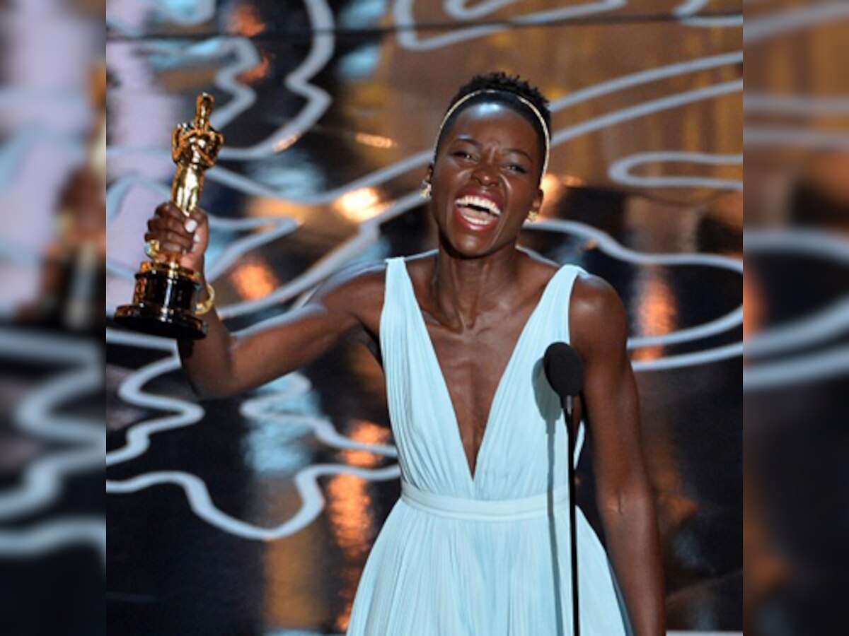 Lupita Nyong'o wins best supporting actress Oscar for '12 Years A Slave'