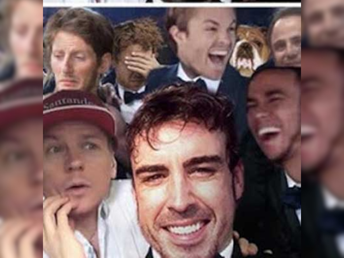 Most retweeted Oscar selfie sees F1 meme that gets tweeted by Fernando Alonso